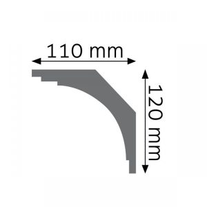 Listwa sufitowa LGG-02 Creativa by Cezar