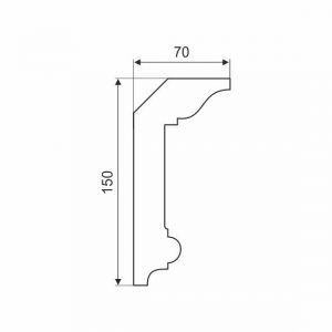 Listwa sufitowa LP11