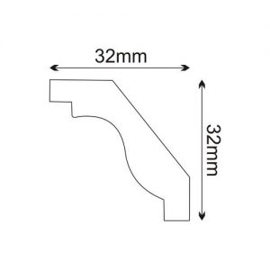 Listwa sufitowa MDB135F Mardom Decor